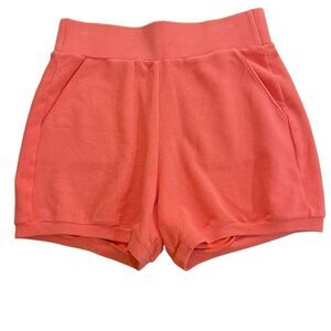 Jo + Jax size medium waffle knit shorts pink